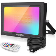 MEIKEE RGB投光器 35W 60W 100W ライト カラー おしゃれ カラー リモコン操作 超高輝度 省エネ IP66防水 …