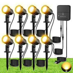 MEIKEE ���� �K�[�f�����C�g �d���F �R���Z���g�� �����_�� IP66�h�� 2P�v���O 1.5m�d���R�[�h 2�N�ۏ� 2way���t�� ��]�\ 5�����Ԃ̎��� �z���s�v �뉀 �K�[�f�� �Ő� ���ԏ� �Ƃ̑O ���� �A��