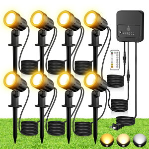 MEIKEE ���� �K�[�f�����C�g �d���F �R���Z���g�� �����_�� IP66�h�� 2P�v���O 1.5m�d���R�[�h 2�N�ۏ� 2way���t�� ��]�\ 5�����Ԃ̎��� �z���s�v �뉀 �K�[�f�� �Ő� ���ԏ� �Ƃ̑O ���� �A��