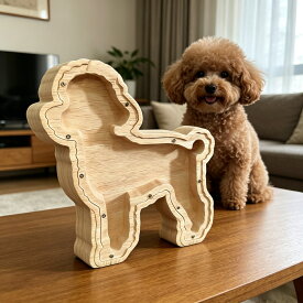 ペットメモリアル 毛保存ケース 犬 猫 木製 毛収納ボックス 愛犬の毛を大切に保管 ペット供養 思い出保存 シュナウザー トイプードル 猫型 犬型 透明カバー付き