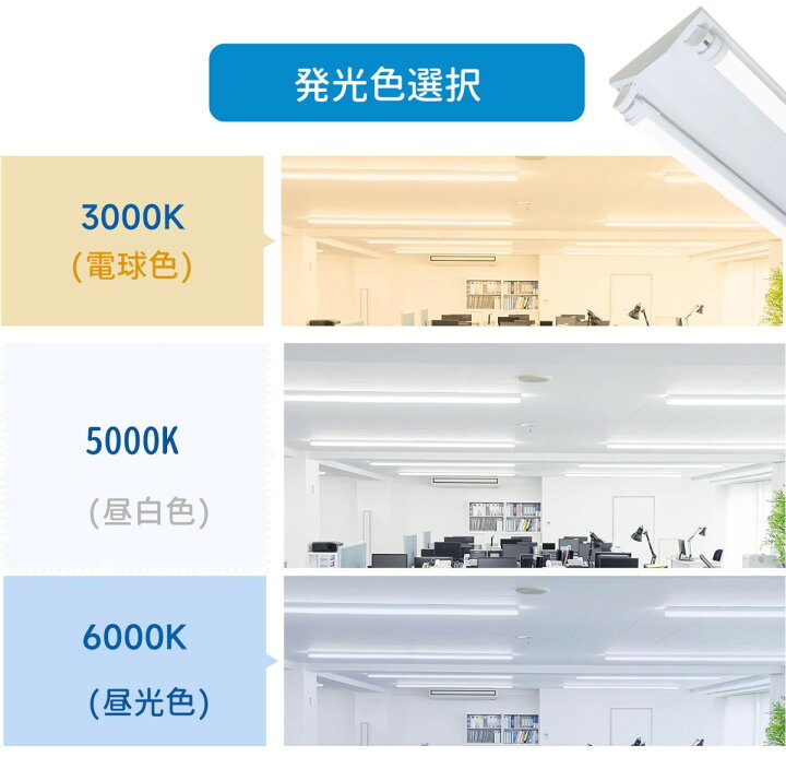 楽天市場】【楽天1位】逆富士蛍光灯器具 40W型 2灯式 逆富士40w2灯 led 