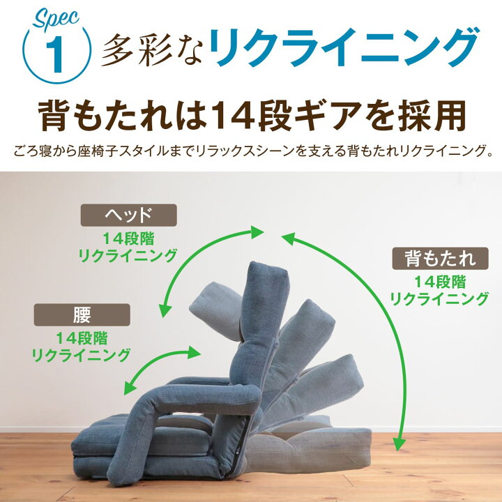 楽天市場】腰の神様がくれた座椅子 3WAYタイプ | 腰神 【PERSONAL 