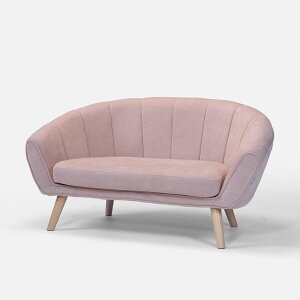 Attrait-アトレ- 日々を華やぐ肘付き2Pソファ OCW1-フルール | ソファ 2人掛け 二人掛け ワンルーム 一人暮らし ふわふわ 2人用ソファ かわいい 椅子 ミニ ニ人用ソファ 可愛い コンパクト ひとり