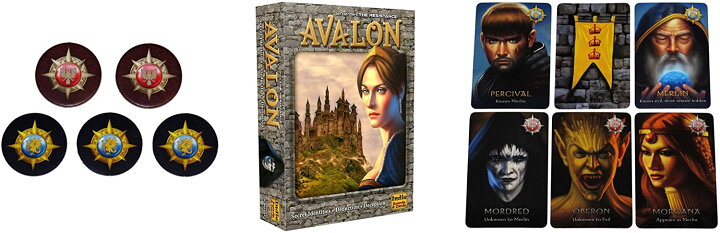 楽天市場 並行輸入品 レジスタンス アヴァロン 英語版 Avalon The Resistance Avalon Social Deduction Game ボードゲーム Board Game 名鏡青空
