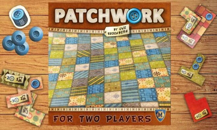 楽天市場 並行輸入品 パッチワーク 英語版 Patchwork ボードゲーム Board Game 名鏡青空
