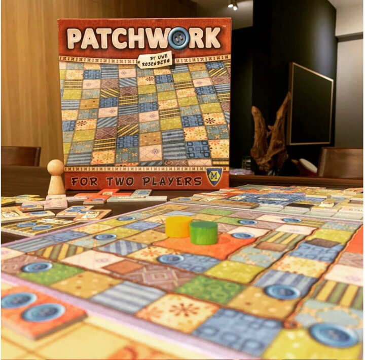 楽天市場 並行輸入品 パッチワーク 英語版 Patchwork ボードゲーム Board Game 名鏡青空