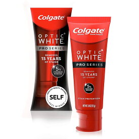 Colgate Optic White Pro Stain Prevention コルゲート オプティックホワイト プロシリーズ ホワイトニング トゥースペースト 5％過酸化水素 ステインプリベンション 85g 1本 / 2本 / 3本【海外配送】