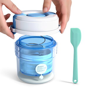 Umimile【バネ式3段階調節】ヨーグルトメーカー 水切り ヨーグルト 1時間でできる フィルター不要 お手入れ簡単 グリークヨーグルト コンパクト 健康 豆腐 野菜 お菓子作り 製菓