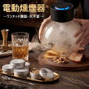 【先着樣最大600円クーポン】Umimile 電動燻煙器 スモーカー【ワンタッチ燻製・火不要】USB Type-C充電式 ガラスカバ…