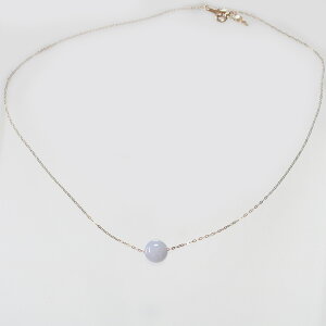 爽やかなラベンダーに心癒される! K10翡翠一粒ネックレス A貨翡翠 jd_ne1242