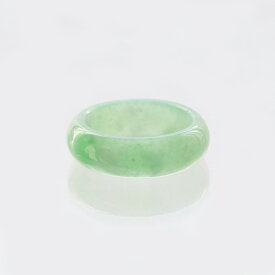 【7号】くり抜き甲丸リング A貨翡翠 jd_rg1792
