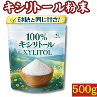 キシリトール XYLITOL 粉末 500g 砂糖と同じ甘さ 100%植物由来甘味料 冷涼感