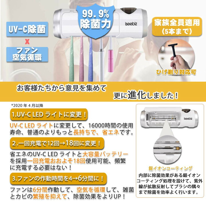 新品】紫外線除菌器・イエロー