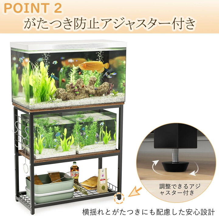 お取引中)ADA60ワイド水槽と水槽台のセット