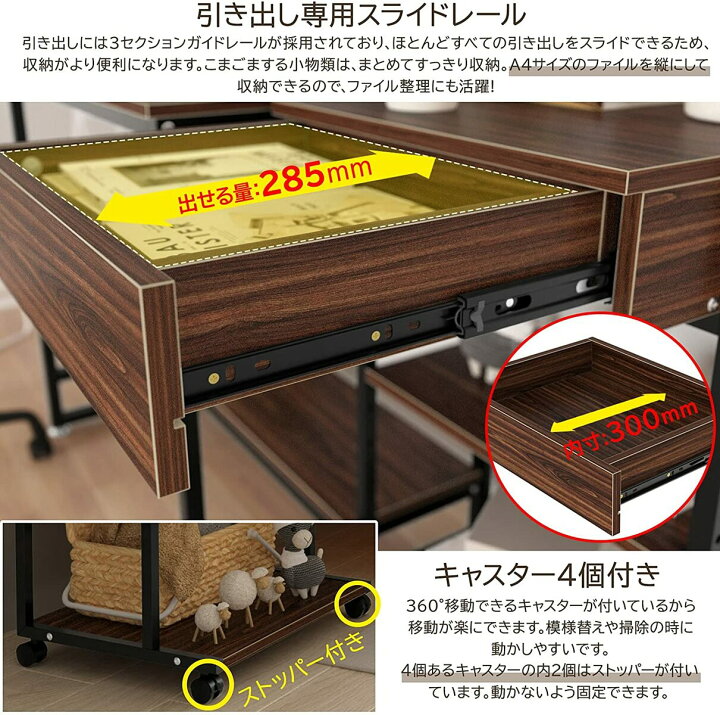 楽天市場】【500円OFFクーポン付】 プリンター台 3段 DEWEL 複合機 