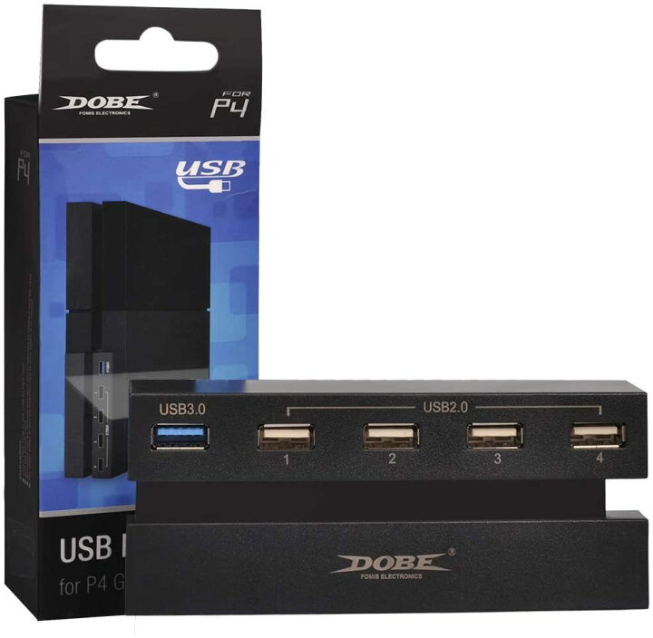 楽天市場】PS4 初期PS4の本体専用 USBハブ Iseebiz USB拡張USB3.0搭載 