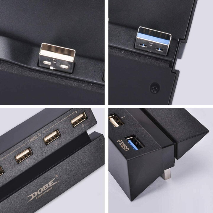 楽天市場】PS4 初期PS4の本体専用 USBハブ Iseebiz USB拡張USB3.0搭載 