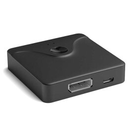 【100円OFF券付き】 DP切替器 1入力2出力 2入力1出力 ES-Tune DisplayPort 切替器 双方向 1×2/2x1 スイッチ 4K@60Hz 1080P解像度対応 Displayport手動スイッチャー