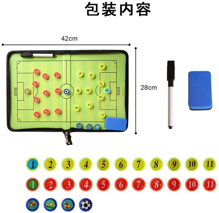 楽天市場】サッカーボード 作戦ボード 作戦盤 折り畳み式 マグネット 専用ペン付き コーチングボード 戦略指導 戦術ボード 作戦板 タクティックボード  : Meisai Commerce