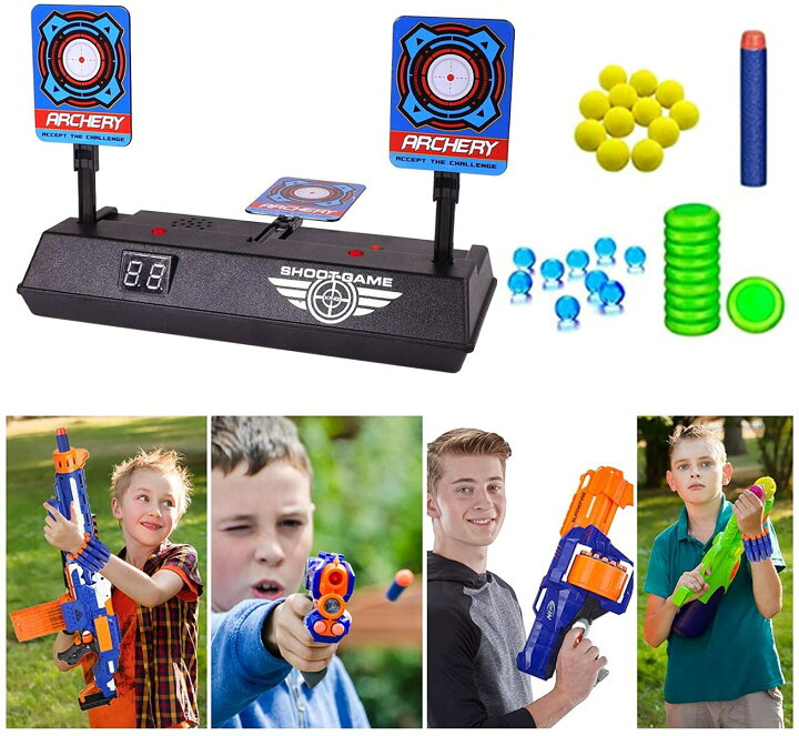 jy射 楽天市場】【スーパーSALE期間限定5倍P付】 電子ターゲット ナーフ対応 Cyfie 電子射撃ターゲット 射撃練習 射的 おもちゃ  デジタルターゲット 自動リセット/起き上がり機能 果音 : Meisai Commerce