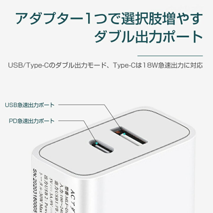 楽天市場】PD急速充電器 ACアダプター PD3.0対応 iPhone13充電器 安定充電 多重保護PC+ABS 防火 耐高温 耐衝撃PSE認証済iOS/Android対応 トータル30W充電 PD対応 18W急速充電 : 明誠ショップ 楽天市場】PD急速充電器 ACアダプター PD3.0対応 iPhone13充電器 安定充電 多重保護PC+ABS 防火 耐高温 耐衝撃PSE認証済iOS/Android対応 トータル30W充電 PD対応 18W急速充電 : 明誠ショップ