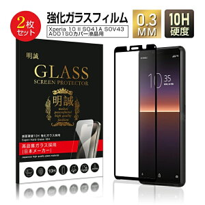 y2ZbgzXperia 10 II SO-41A SOV43 A001SO XQ-AU42 KXtB 3DSʕی ʕی KXV[g tJo[ ҂tBbg SʕیV[ XN[یV[g X}ztB N
