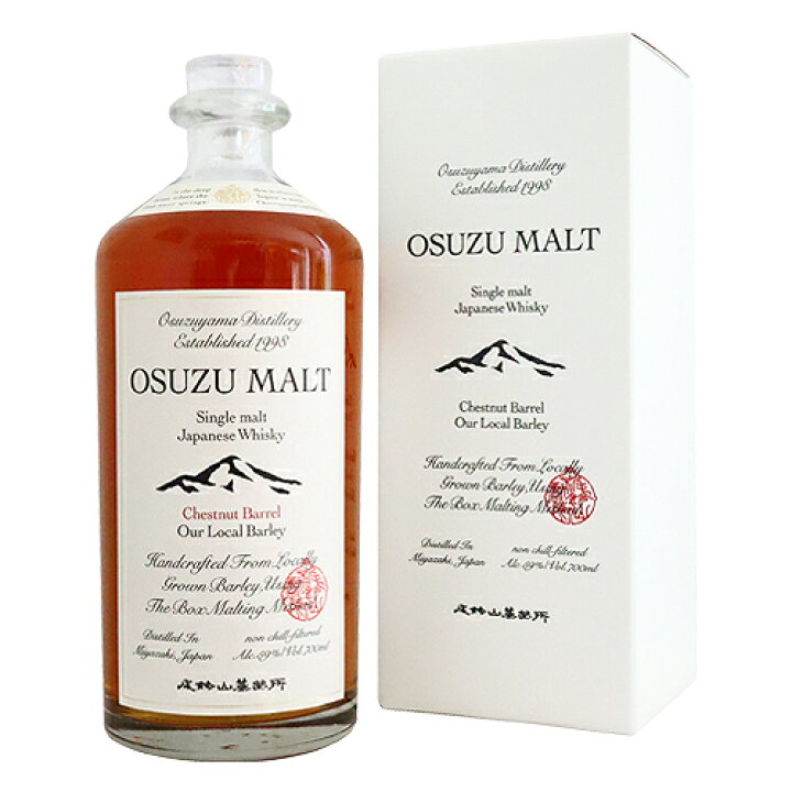 楽天市場】≪ウイスキー≫ 尾鈴山 OSUZU MALT Chestnut Barrel 尾鈴 