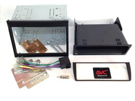 送料無料！【AVC】ポルシェ996用　2DIN取付キット（純正エアコン移設パネル/1DIN小物入れ付）ナビ取り付け「※納期お問い合わせ下さい」