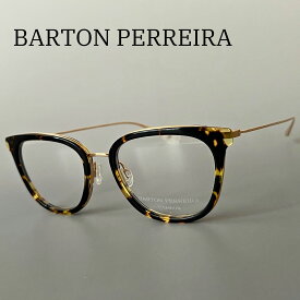 バートンペレイラ メガネ BARTON PERREIRA メンズ レディース BP5091 キャットアイ 新品 チタン 高品質 日本製 べっ甲柄 ゴールド KASEY 金 メイドインジャパン 男女兼用 おしゃれ かっこいい