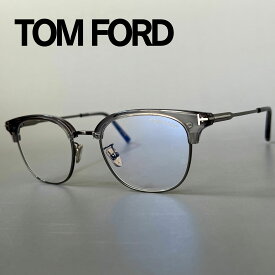 【2000円OFFクーポン！P5倍】楽天スーパーセール！6/4 20時～6/11 1:59まで トムフォード メガネ TOM FORD サーモント ブロー FT6002 新品 クリア グレー ガンメタ 眼鏡 ブルーライトカット シンプル イタリア製 軽い