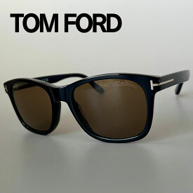 【2000円OFFクーポン！P5倍】楽天スーパーセール！6/4 20時～6/11 1:59まで トムフォード サングラス TOM FORD ウェリントン FT0595 ブラック ブラウン 新品 メンズ レディース UVカット スタイリッシュ シンプル