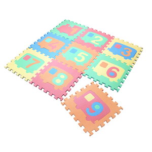 �W���C���g�}�b�g �p�Y���}�b�g �m�� 30cm×30cm 9���Z�b�g �v���C�}�b�g �L�b�Y �q������ �ǂ��ł��W���C���g �h�� �Չ� �� �L�Y�h�~ �������ȒP �N�b�V������ �ۉ��� �ϋv�� �t���A�}�b�g 