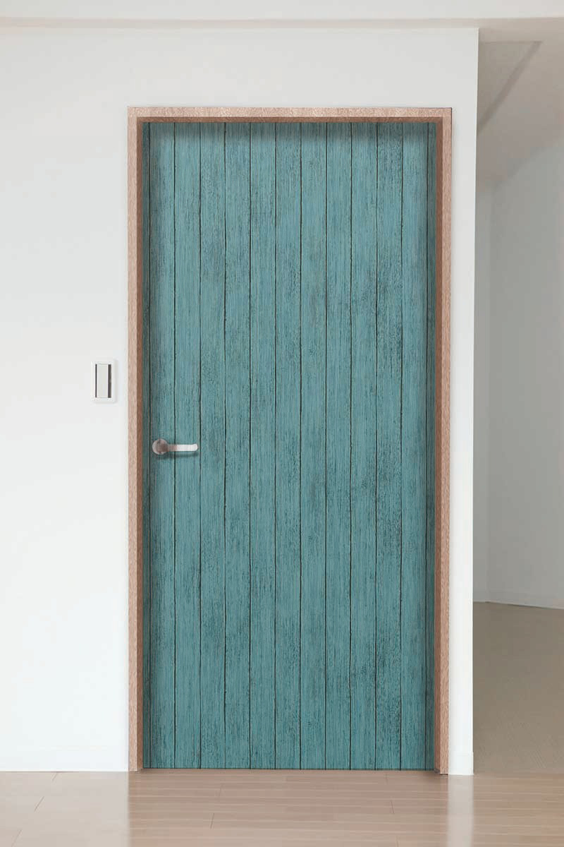 室内ドアを簡単に模様替え 貼ってはがしてのり残りなし ドア デコ 装飾 10741031 カリフォルニアBL ☆国内最安値に挑戦☆ シート 88cm幅x210cm丈 DOD-03 無料サンプルOK