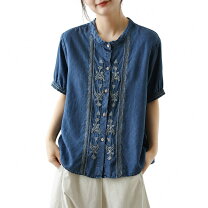 楽天市場】ダンガリー 刺繍（レディースファッション）の通販