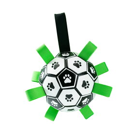 犬用サッカーボールおもちゃ一口,小型大型犬用ストラップ付きペット用