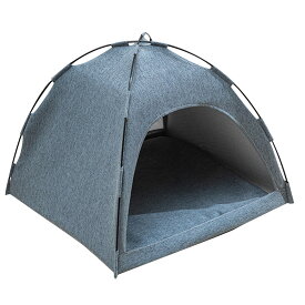 猫用テントベッド大型スペース通気性快適洗えるペットテントハウスペット用猫犬オールシーズンSサイズ