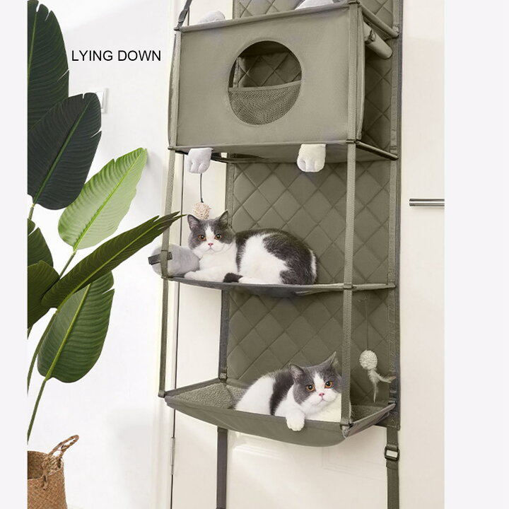 猫タワー】K＆H HANGING CAT 扉吊り下げ（ハンギングキャット）