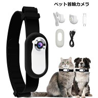ペット首輪カメラ ペット首輪 ペットアクションカメラ ペット用監視カメラ 猫カメラ首輪 犬首輪カメラ 安…
