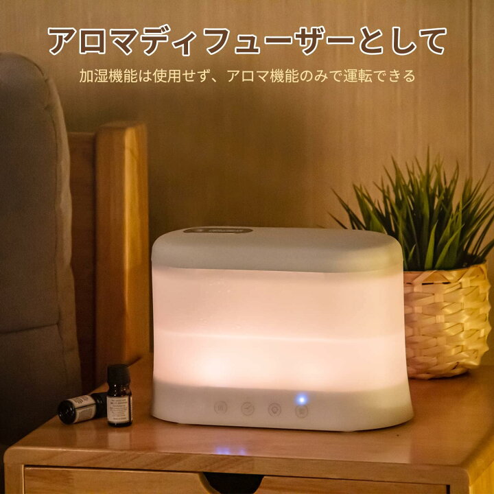 楽天市場】加湿器 アロマ 大容量 上から給水 卓上 小型1.8L 超音波式