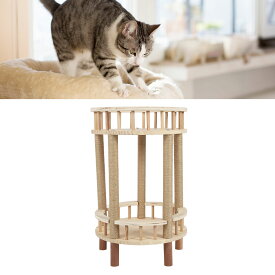 【クーポン配布中】猫 ベッド 夏 ラタン 2段ベッド ちぐら ドーム キャットハウス 猫ベッド ペット用ベッド 小型犬ベッド ウレタンクッション付き