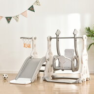 2026 滑すべり台 ブランコ 耐荷重40kg 3~5歳 遊具 滑り台 ブランコ付き 室内 屋内 屋外 バスケットゴール…