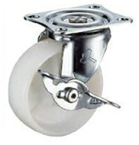 ハンマーキャスター 415G-R50 ストッパー付き・ゴム車輪