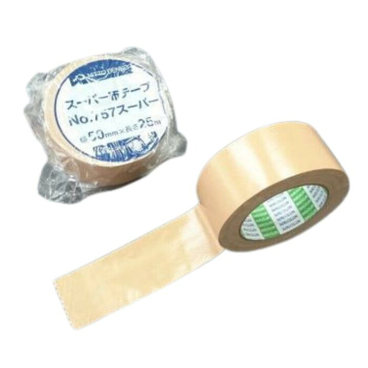 楽天市場】日東電工 布テープ No.757 1ケース30巻入り(幅50mm×25M 