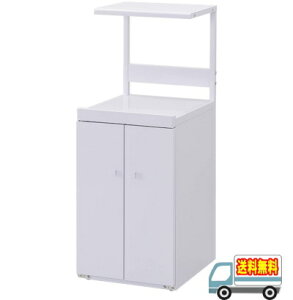 【メーカー直送】【代引不可】エムケー精工:組み立て式コンパクト収納庫FineKitchen(ホワイト)/CA-037W