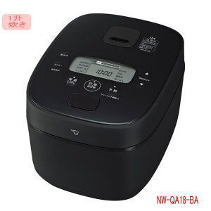 象印:IH炊飯ジャー極め炊き(1升炊)(ブラック)/NW-QA18-BA