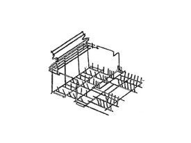 パナソニック部品：カゴ/ANP1N-3640食器洗い乾燥機用