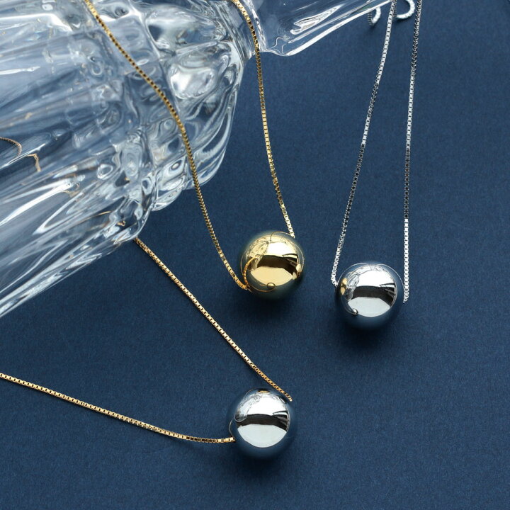楽天市場 全品50 Offクーポン配布 3 21 21 59 ネックレス ロング メタルボール ボール ペンダント ジュエリー コンビ ミックス バイカラー ミラーボール レディース オフィス スキンジュエリー 大ぶり シンプル ゴールド シルバー ブランド チェーン おしゃれ