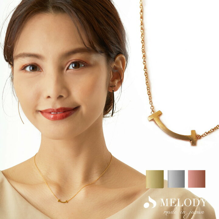 楽天市場 ネックレス K18 スマイル ショート スマイリー にこちゃん ラウンド ペンダント 笑顔 贈り物 Gold ゴールド ジュエリー 10代 代 30代 40代 女性 アクセサリー レディース 18金 日本製melody Accessory