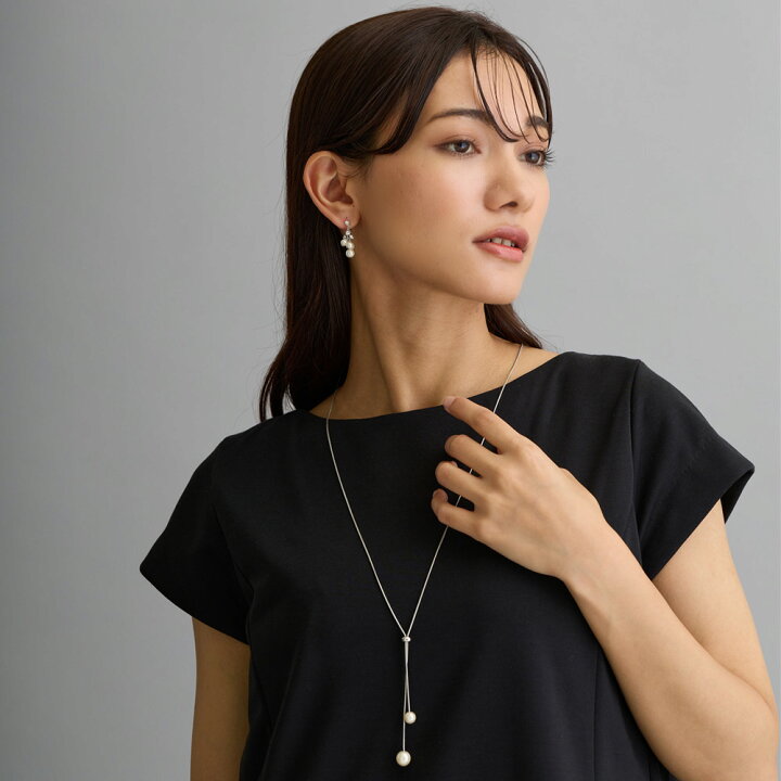 楽天市場】ロングネックレス 日本製 パール ネックレス レディース  