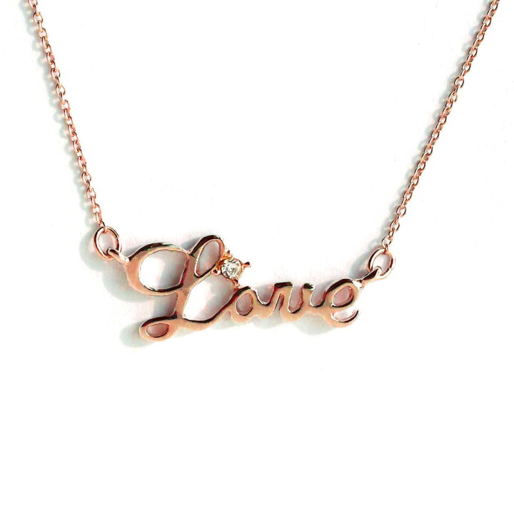 楽天市場 半額50 Offクーポン配布中 10 4 21 59 ネックレス K18 レター Love ペンダント ショート レディース 可愛い 小ぶり 英字 ラブ ゴールド シルバー ブランド チェーン おしゃれ プレゼント デコルテ Cute かわいい Kawaii ストーン かわいい 愛 トレンド